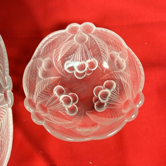 MIKASA BOUNTIFUL- Crystal Divided Relish Dish and bowl - Picture 3 of 7